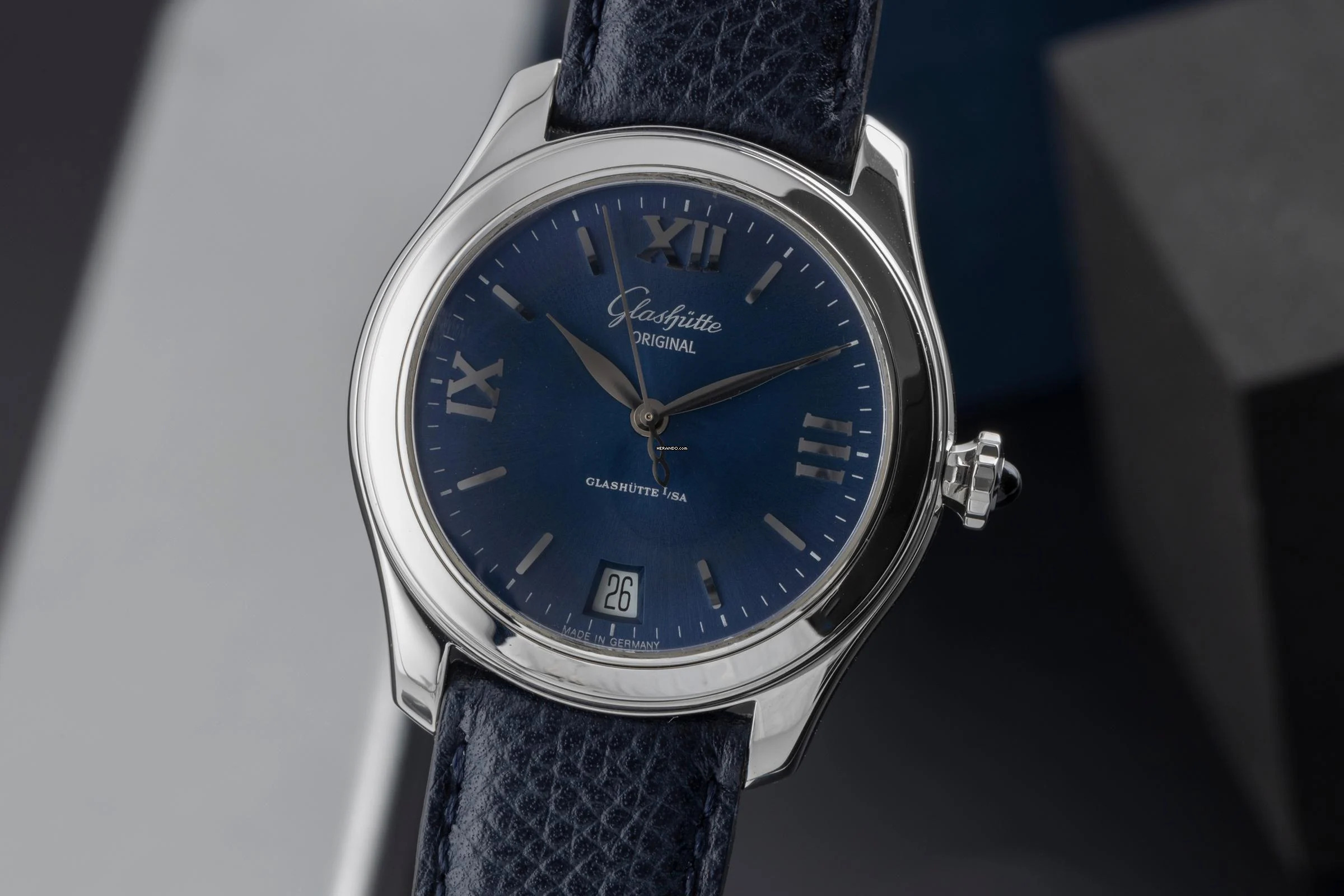 Glashütte Original Lady Serenade Blue Dial Ref. 1-39-22-07-02-04