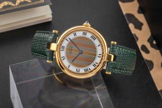 Thumbnail von Cartier Trinity Vendome LC GM Vermeil 925 Silber Trinity Dial Medium Size Ref. 590003