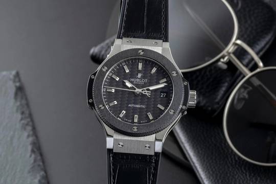  Hublot Big Bang Stahl Automatik Herrenuhr Ref. 365.SM.1770.LR Papiere 