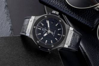 Thumbnail von Hublot Big Bang Stahl Automatik Herrenuhr Ref. 365.SM.1770.LR Papiere