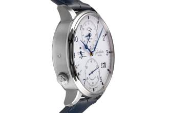 Thumbnail von Glashütte Original Senator Cosmopolite Automatik Stahl Ref. 1-89-02-03-02-30 B&P 2023