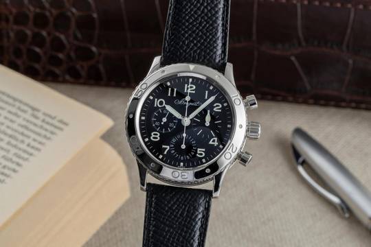  Breguet Type XX - XXI - XXII Aeronavale Chronograph Stahl Automatik Ref. 3800 Klassiker 
