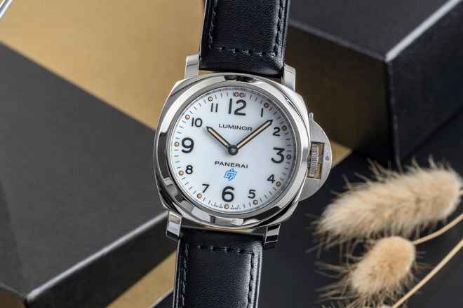  Panerai Luminor Base Logo Handaufzug Stahl Ref. PAM00630 B&P 2017 