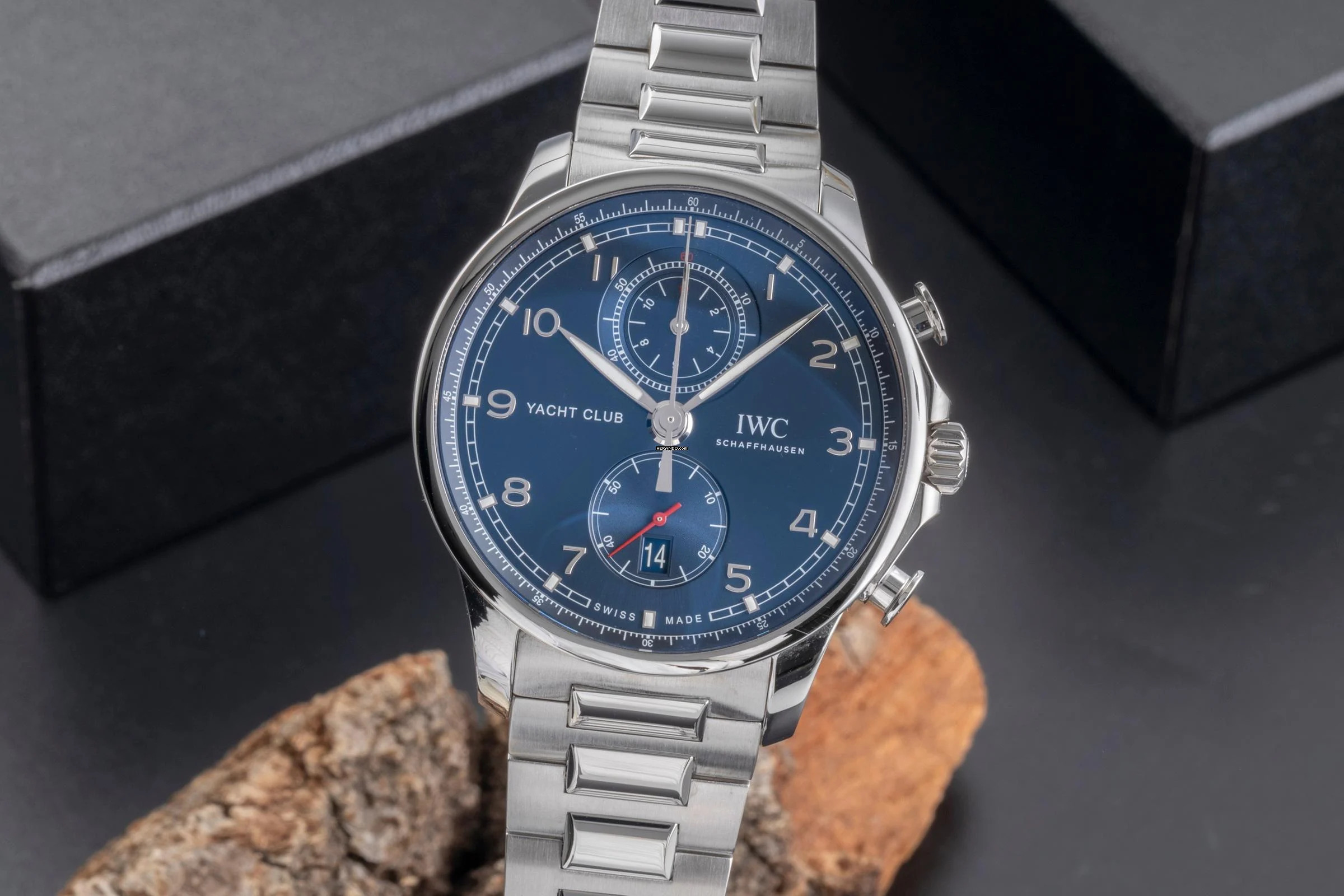 IWC Portugieser Yacht Club Chronograph Flyback Automatik Ref. IW390701 B&P 2020
