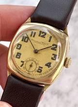 Thumbnail von IWC Solid Gold Cushion Shape Vintage Tank Serviced (430 euro) from 1930ties