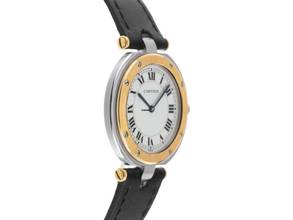 Thumbnail von Cartier Santos Ronde GM großes Modell Ref.8191 1988 Box&Beschreibung sehr gut Vintage Santos Ronde GM Großes Modell