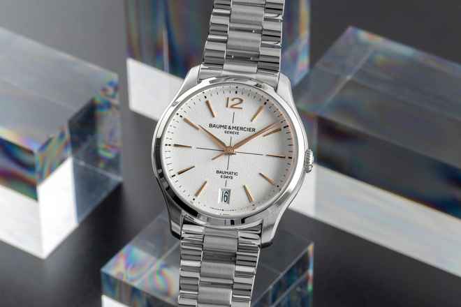  Baume & Mercier Clifton Stahl Automatik Herrenuhr Ref. M0A10793 B&P 2025 