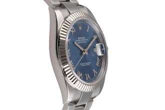 Thumbnail von Rolex Datejust 41 Stahl / Weissgold Automatik Blue Roman Dial Herren Ref. 126334