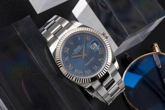 Thumbnail von Rolex Datejust 41 Stahl / Weissgold Automatik Blue Roman Dial Herren Ref. 126334