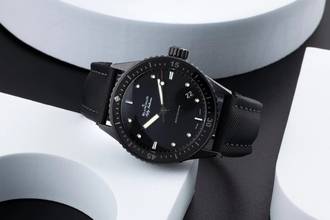 Thumbnail von Blancpain Fifty Fathoms Bathyscaphe Keramik Ref. 5000.0130.B52B Papiere 2017