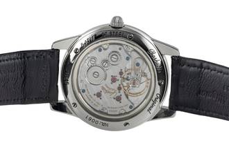 Thumbnail von Glashütte Original 1845 Stahl Handaufzug Herrenuhr Ref. 1-49-01-03-01-04 B&P 1998