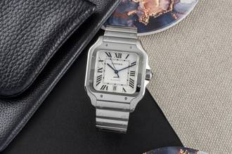 Thumbnail von Cartier Santos de Cartier Stahl Automatik Herrenuhr Ref. WSSA0009