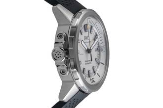 Thumbnail von IWC Aquatimer Automatic Silver Dial Stahl Automatik Herrenuhr Ref. IW329003 B&P 2017