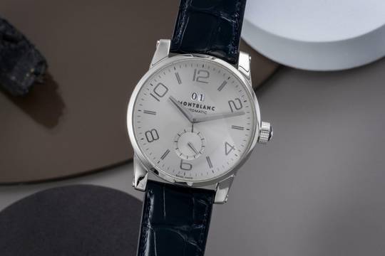  Montblanc Timewalker Big Date Stahl Automatik Herrenuhr Ref. 7050 Box 