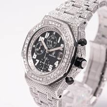 Thumbnail von Audemars Piguet Royal Oak Offshore Chronograph Chrono Iced Out 42 – 25721ST.OO.1000ST.07.A – like NEW – 2006 Full Set