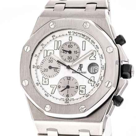 Audemars Piguet Royal Oak Offshore Chronograph 42 – 25721ST.OO.1000ST.07.A – like NEW – 2000 Full Set 