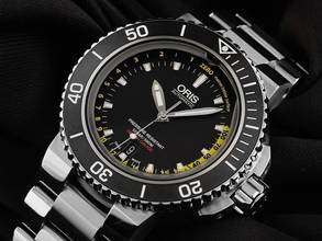Thumbnail von Oris Aquis Depth Gauge Ref.01 733 7675 4154-Set MB 2013 Full Set wie Neu Vintage Aquis Depth Gauge