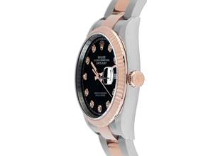 Thumbnail von Rolex Datejust 36 Diamanten Ref.126231 2024 Full Set Ungetragen Datejust Diamanten Stahl 18kt Roségold Everose