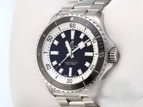 Thumbnail von Breitling Superocean 42mm Automatik A17375 2023 Edelstahl Stahl Steel Black Dial Chronometer