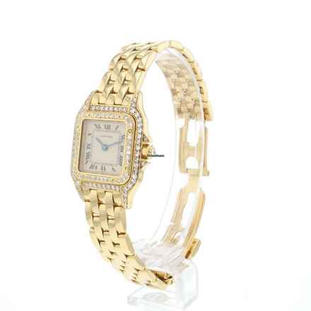  Cartier Panthère PM Yellow Gold Factory Diamonds 