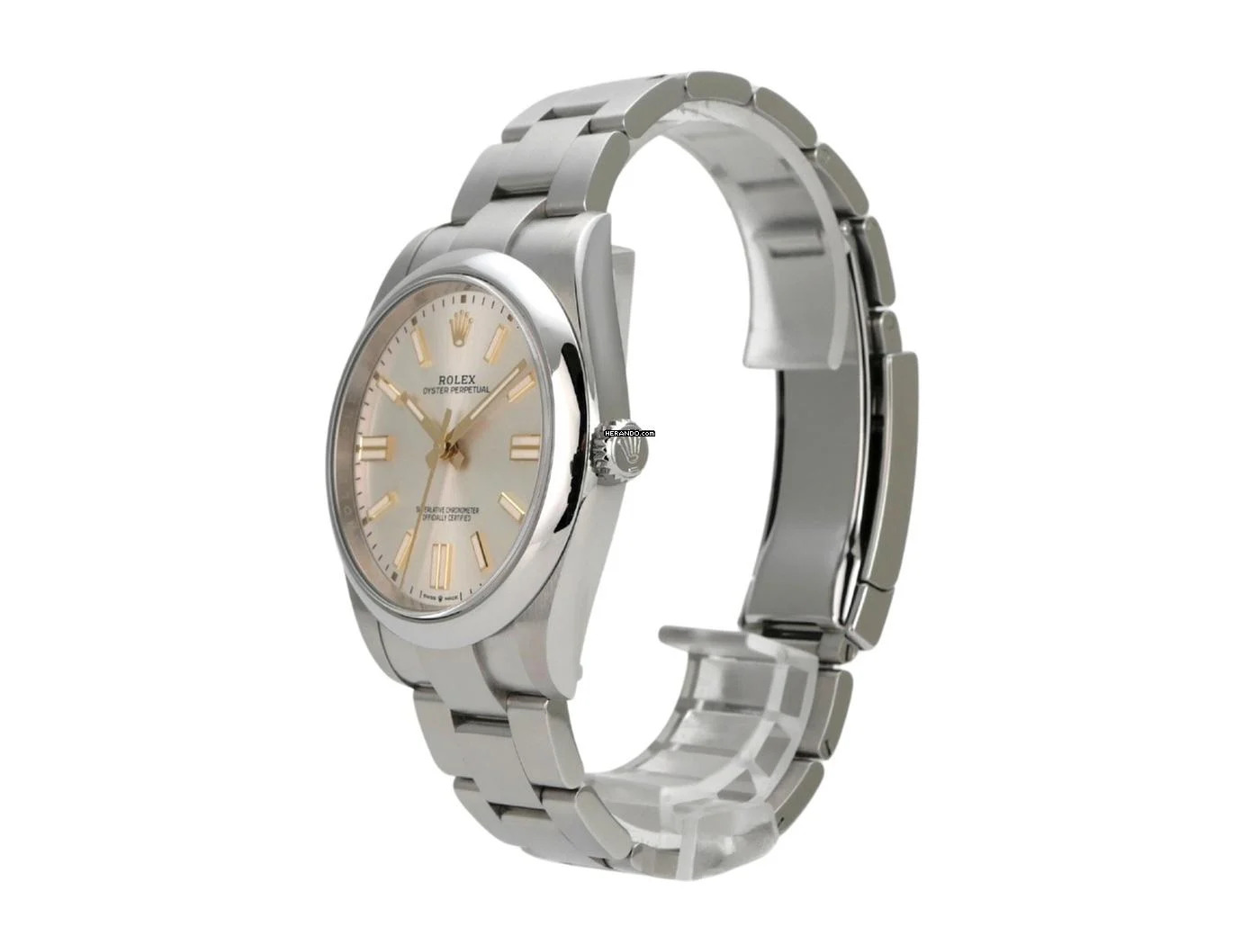 Rolex Oyster Perpetual 41 Ref. 124300 Zifferblatt Silber