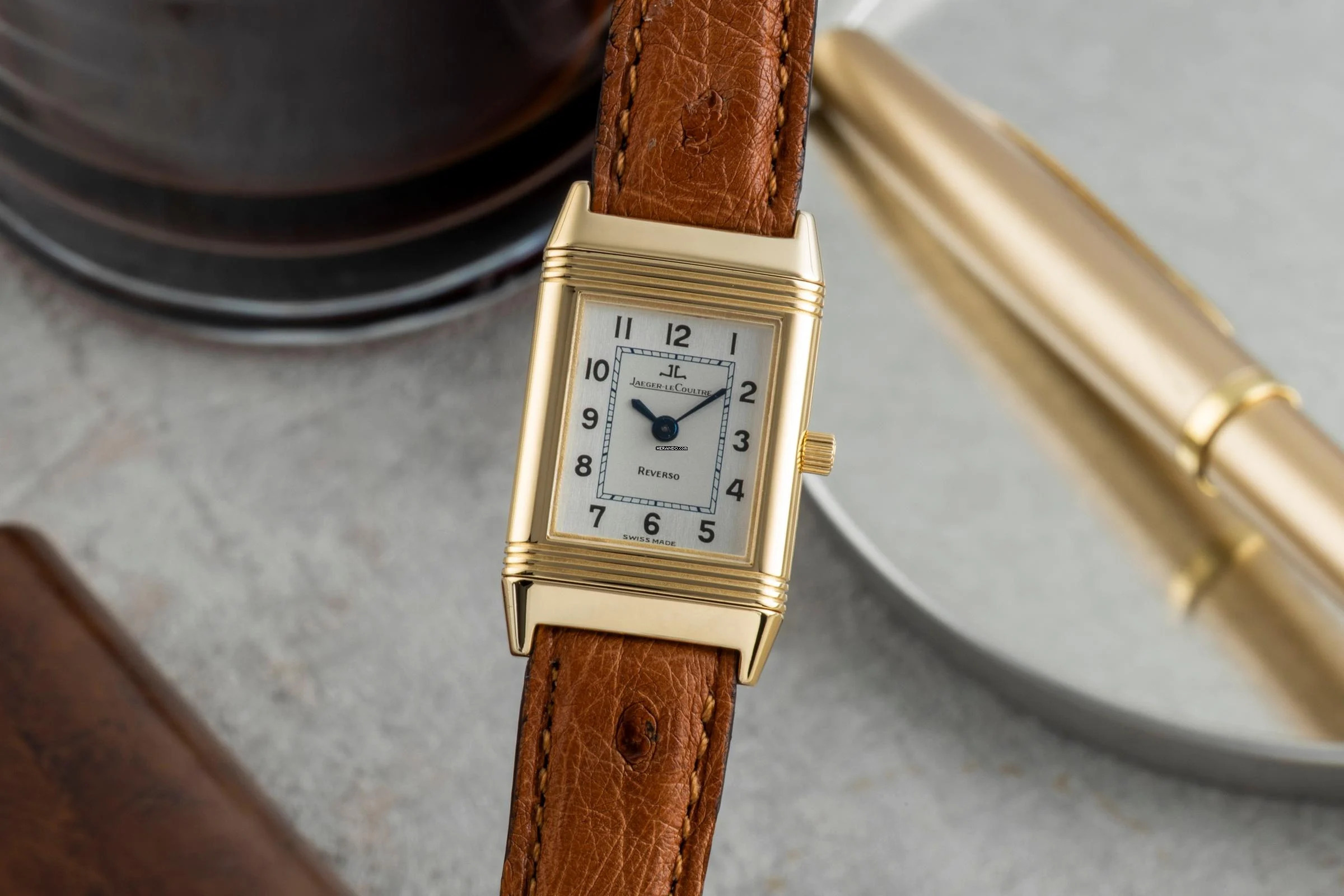 Jaeger-LeCoultre Reverso 18K (0,750) Gold Automatik Ref. 260.140.862 260.1.86