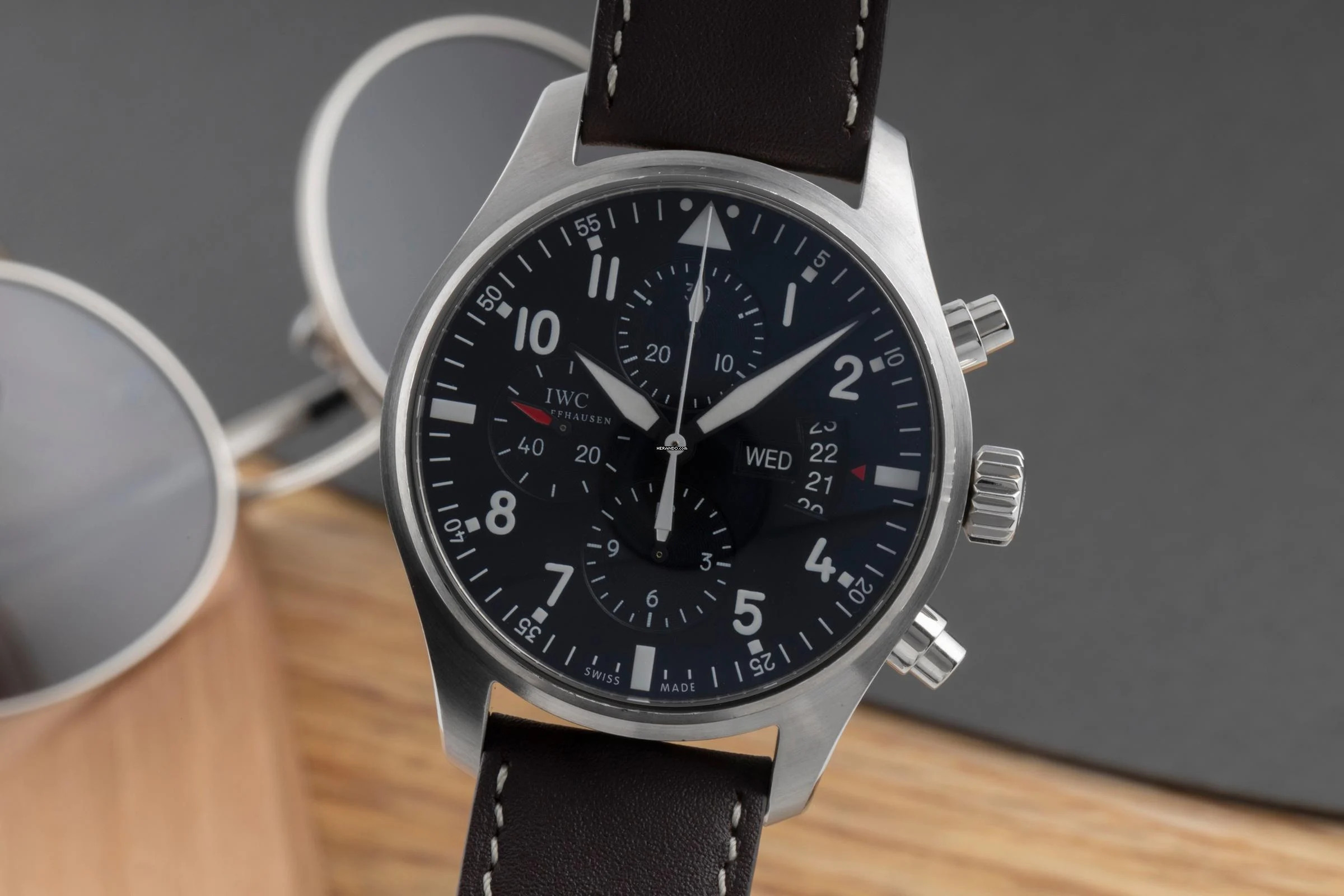 IWC Fliegeruhr Chronograph Pilot Fliegeruhr Chronograph Automatik Herrenuhr Ref. IW377701