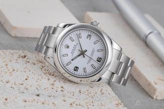 Thumbnail von Rolex Oyster Perpetual 31 White Dial Automatik Edelstahl Damenuhr Ref. 177200