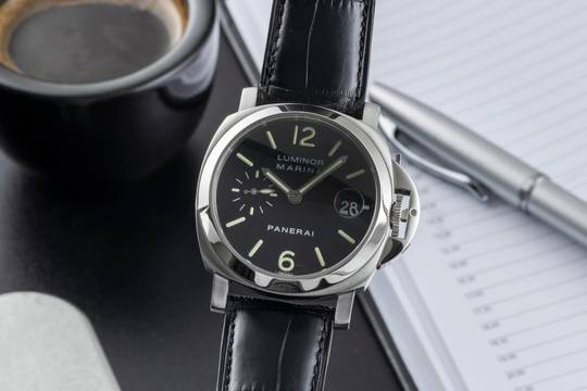  Panerai Luminor Marina Automatic Stahl Automatik Herrenuhr Ref PAM00050 Box & Papiere 2004 