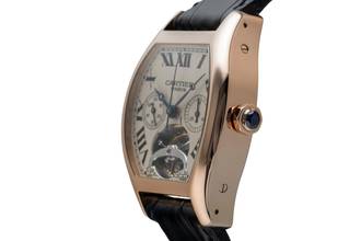 Thumbnail von Cartier Tortue Tourbillon Monodrücker Chronograph XL 18k W1548151