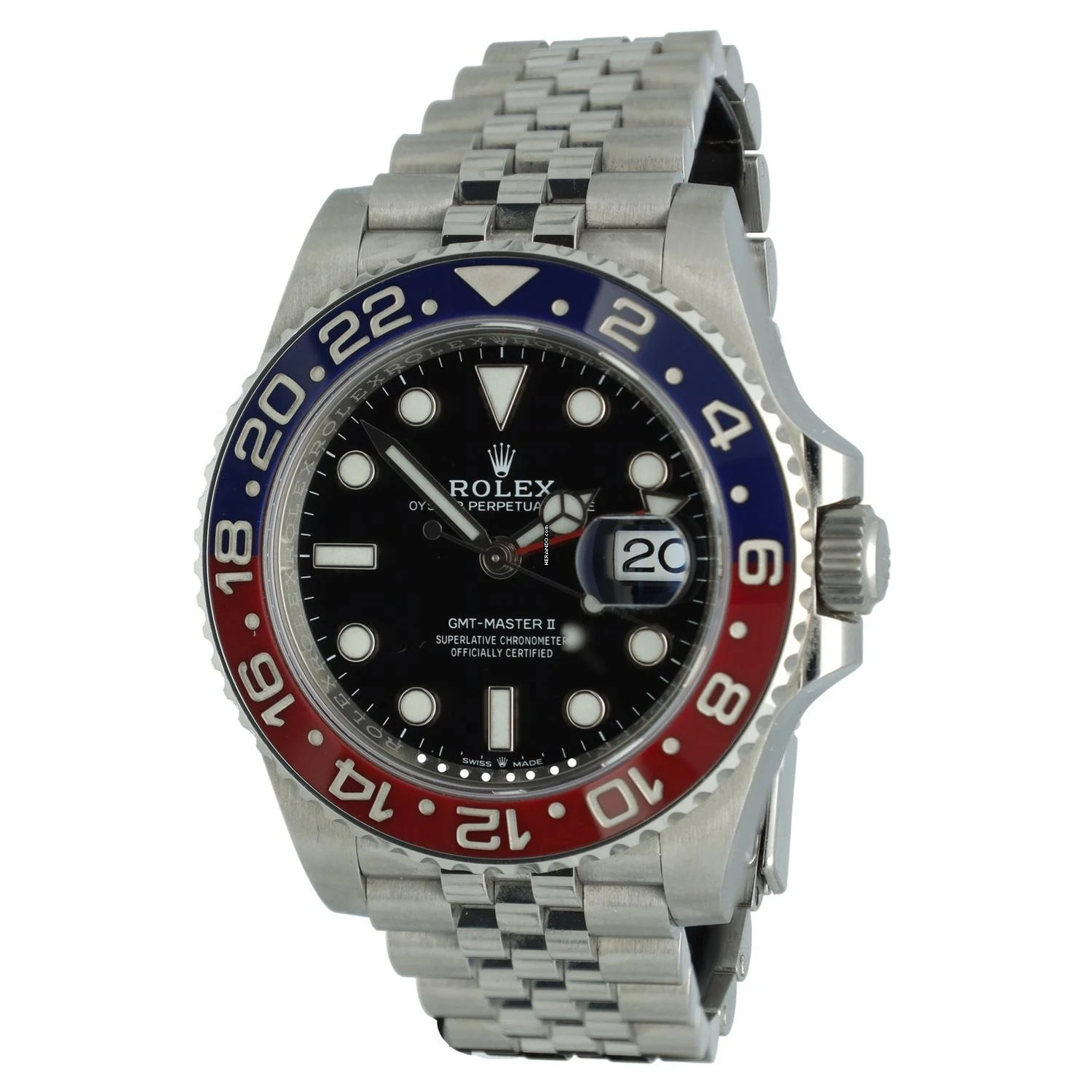 Rolex GMT-Master II Ref.126710BLRO Pepsi Full Set 2019 Unpolished
