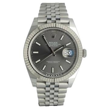  Rolex Datejust 41 Rhodium dial Ref. 126334 Full set 2017 