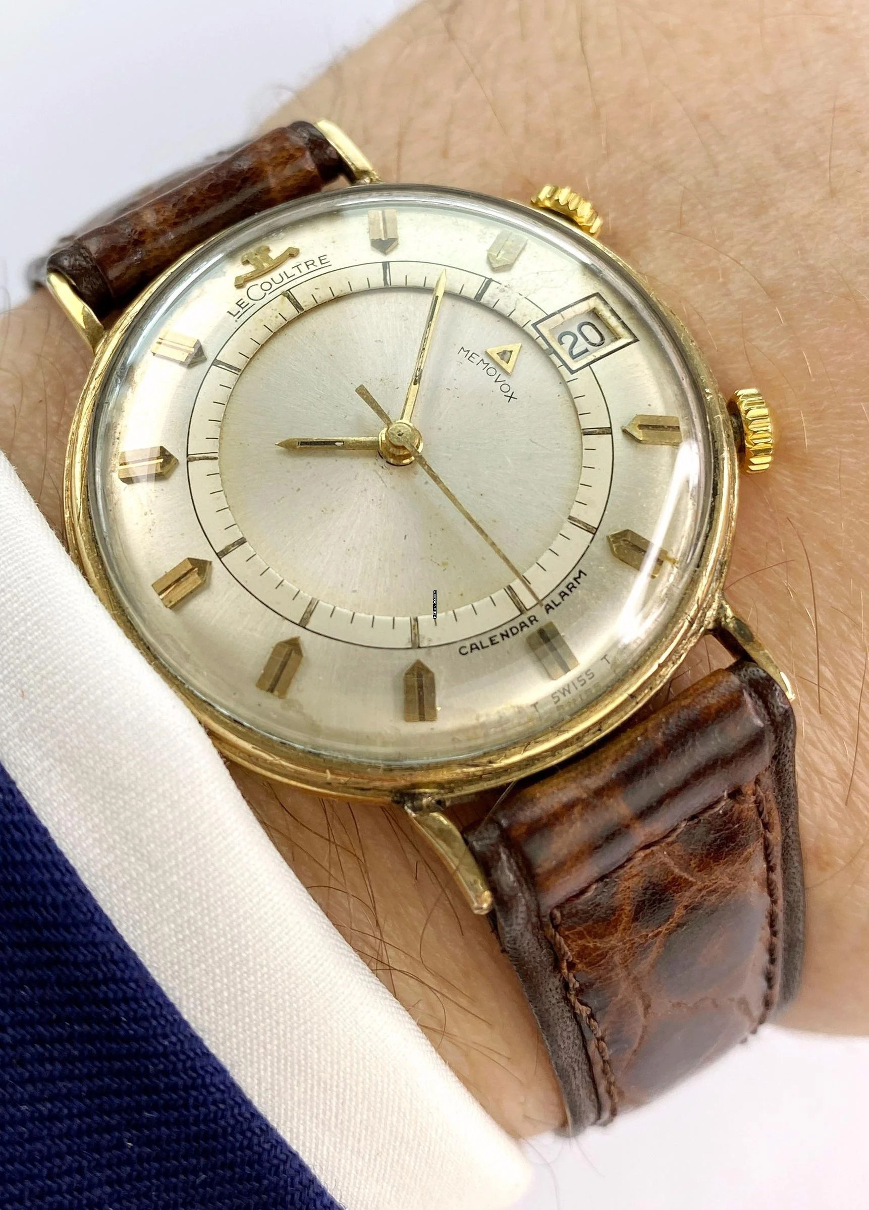 Jaeger-LeCoultre Memovox Handwinding Goldplated 34mm unbekannt