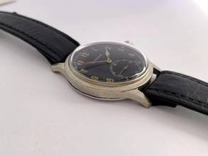 Thumbnail von Jaeger-LeCoultre Serviced (420e) Military Black Gilt Dial WW2 WK2