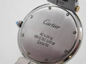 Thumbnail von Cartier Santos Ronde Vendome Stahl / 18 Kt Gelbgold im Best Zustand