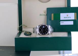 Thumbnail von Rolex Datejust 41 Stahl White Gold black Dial Oysterband B+P 126334 Top