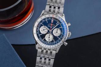 Thumbnail von Breitling Navitimer 1 B01 Chronograph 43 Stahl Automatik AB0138211B1P1 NP 9650 