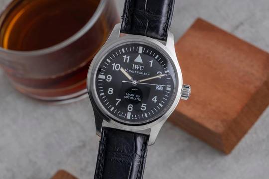  IWC Fliegeruhr Mark XV Edelstahl Black Dial Automatik Herrenuhr Ref. IW325302 