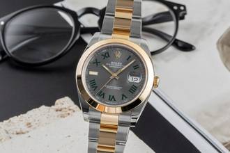 Thumbnail von Rolex Datejust 41 Wimbledon Stahl / Gold Oyster Perpetual Ref. 126303 B&P 2021