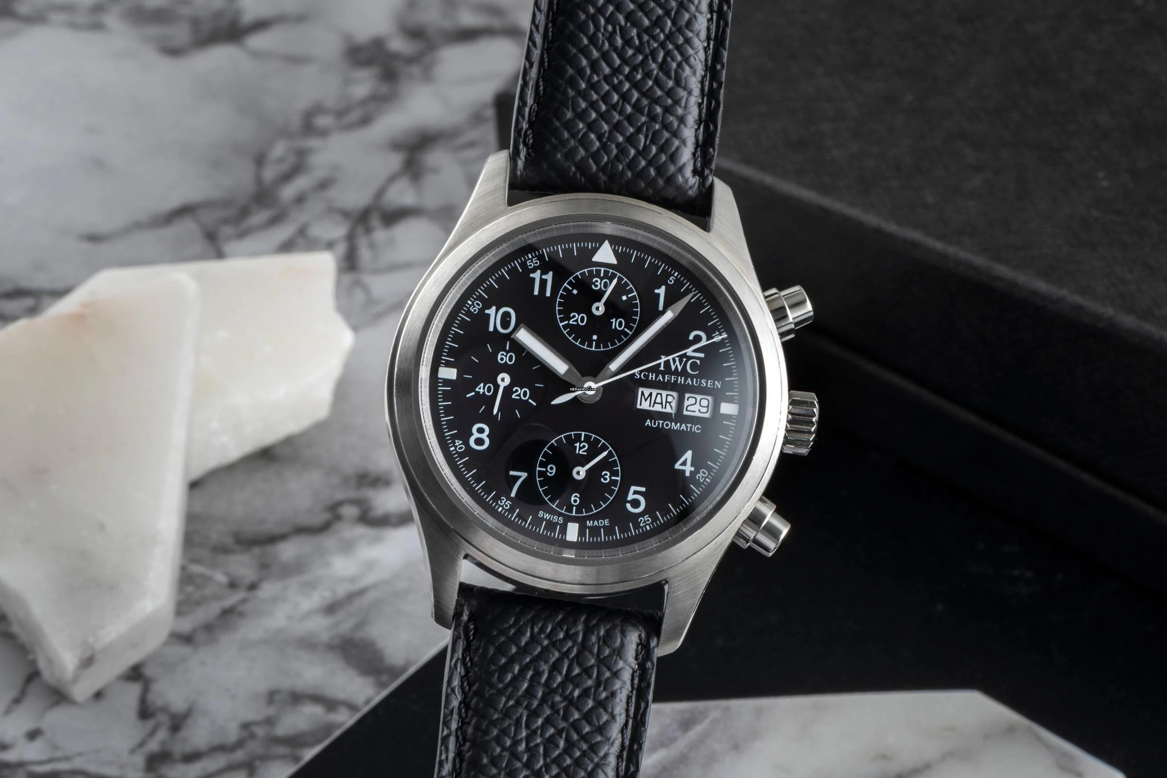 IWC Fliegeruhr Chronograph Fliegerchronograph Chronograph Stahl Automatik Herrenuhr Ref. IW370602