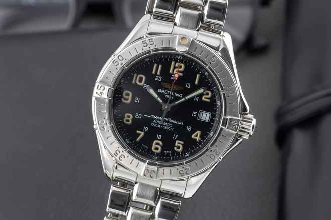  Breitling Superocean 1000M Edelstahl Automatik Herrenuhr Ref. A17040 