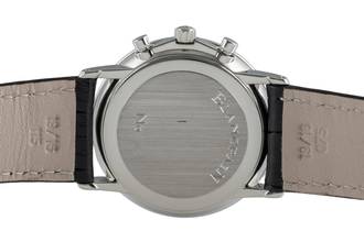 Thumbnail von Blancpain Villeret Chronograph Stahl Handaufzug Herrenuhr Ref. 1180-1127 Box