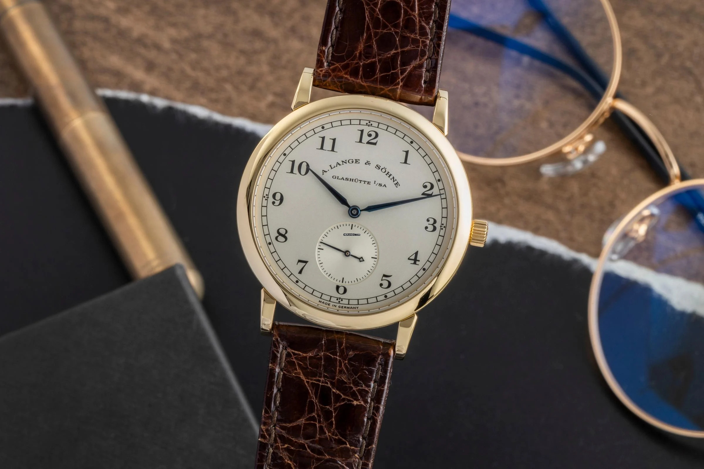 A. Lange & Söhne 1815 18K (0,750) Gold Handaufzug Ref. 206.021