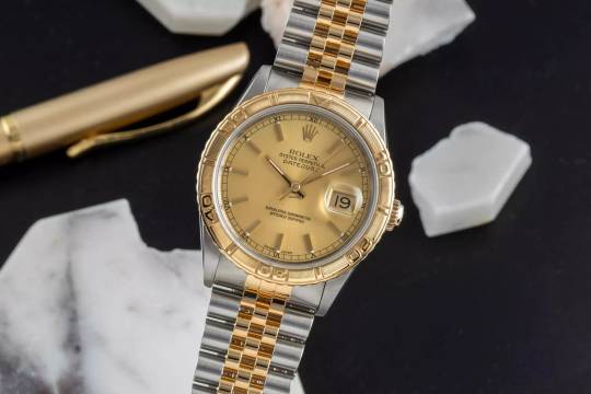  Rolex Datejust Turn-O-Graph Turn-O-Graph 36 Stahl / Gold Automatik Herrenuhr Ref. 16263 B&P 