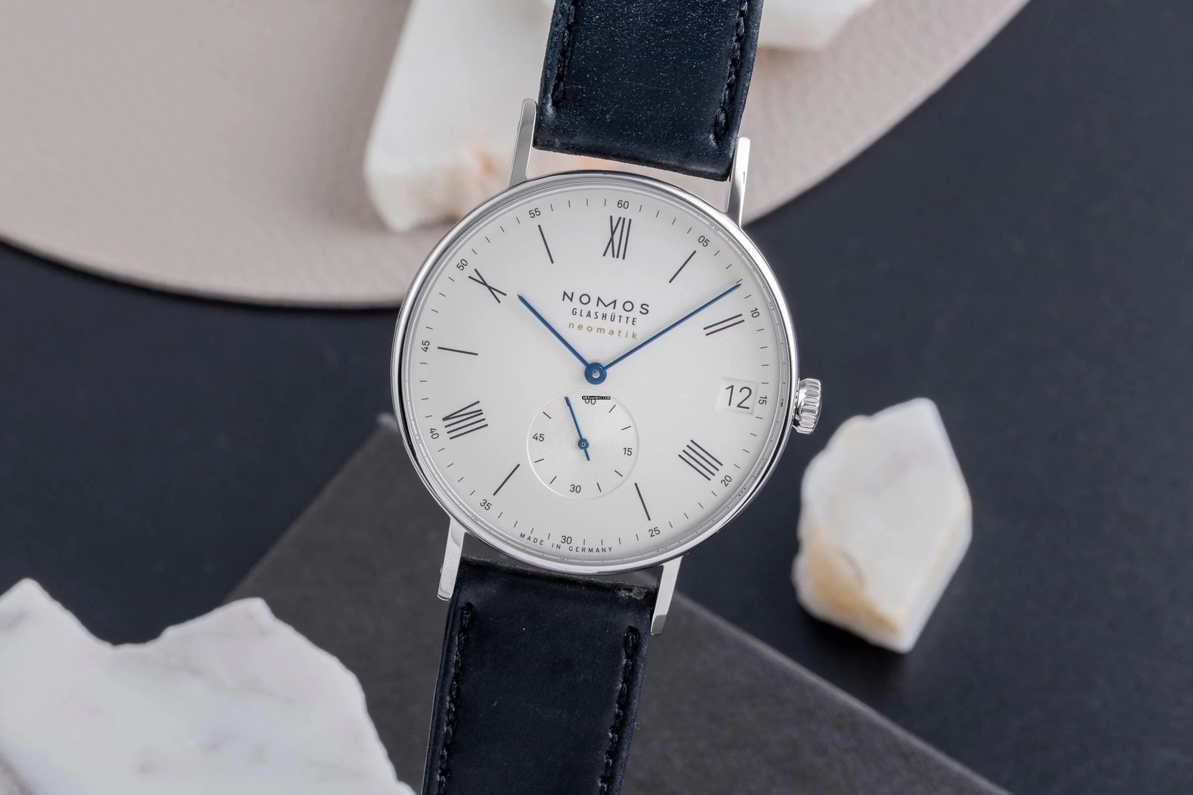 NOMOS Neomatik Stahl Automatik Herrenuhr Ref. 261 Box Papiere 2022