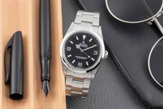 Thumbnail von Rolex Explorer 36 Black Dial Oyster Edelstahl Automatik Ref. 114270 Y-Serie