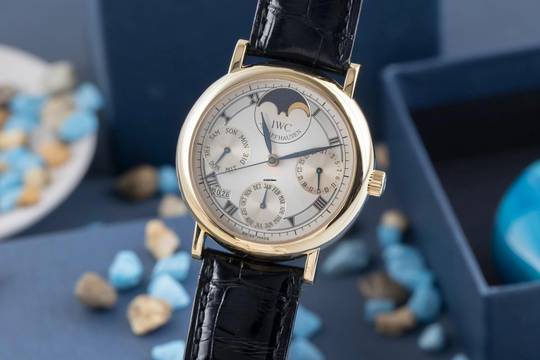  IWC Portofino Automatic Ewiger Kalender 18K (0,750) Gold Automatik Herrenuhr Ref. IW354105 