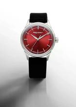 Thumbnail von Pequignet Royale Paris Watch - 36 mm Burgundy dial bezel with 78 diamonds
