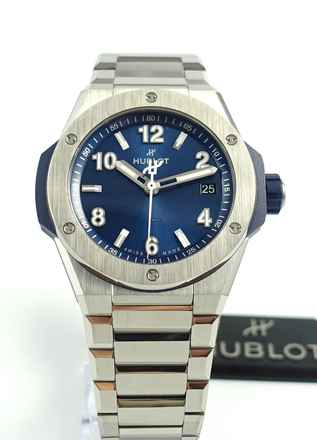  Hublot Big Bang Integrated Time Only Titanium Blue Hublot Box and E-Warranty 12-2025 