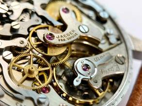 Thumbnail von Jaeger-LeCoultre Classic Vintage Chronograph Steel Jaeger-Only Dial 35mm unbekannt